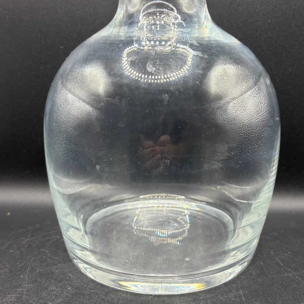 Tiffany & Co. Clear Glass Carafe Vase Decanter Bottle Vessel Pourer Home Decor